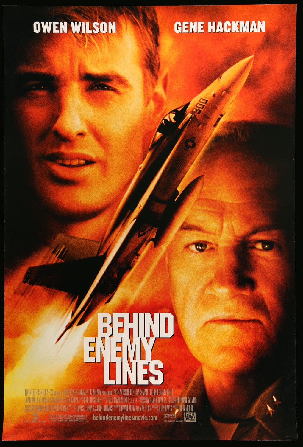 Behind Enemy Lines (2001) original movie poster for sale at Original Film Art