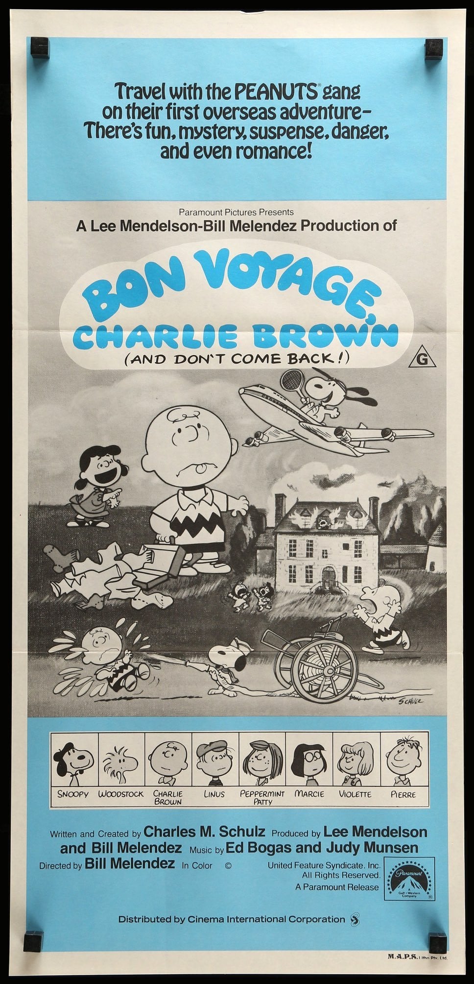 Bon Voyage, Charlie Brown (And Don&#39;t Come Back!) (1980) original movie poster for sale at Original Film Art