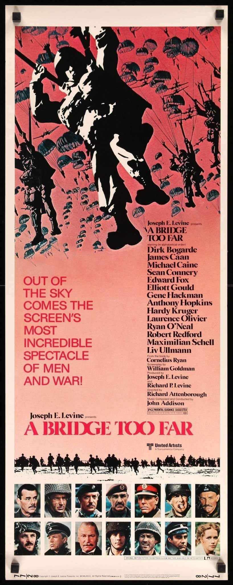 A Bridge Too Far (1977) original movie poster for sale at Original Film Art
