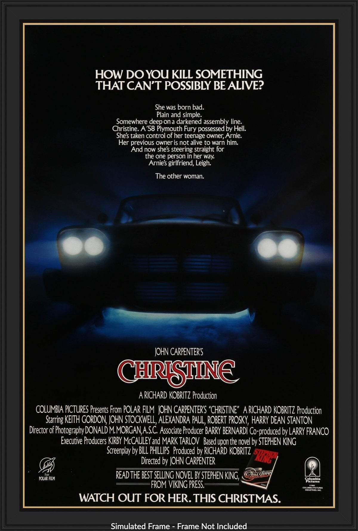 Christine (1983) original movie poster for sale at Original Film Art - Vintage Movie Posters