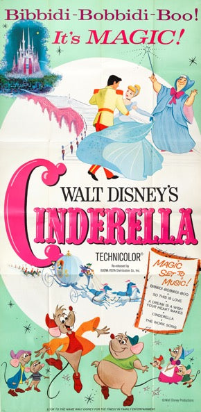 Cinderella (1950) original movie poster for sale at Original Film Art