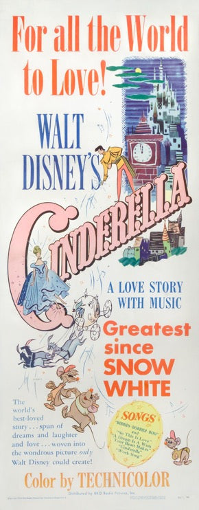 Cinderella (1950) original movie poster for sale at Original Film Art