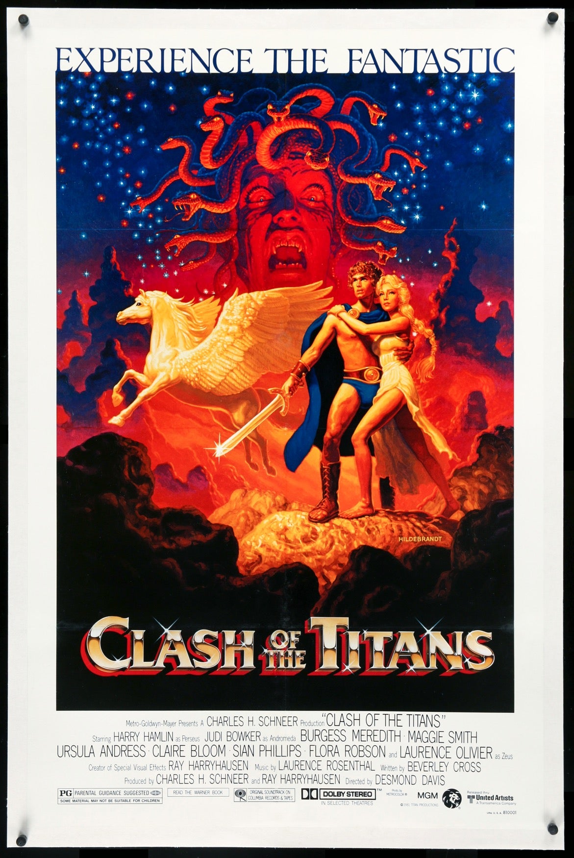 Clash of the Titans (1981) original movie poster for sale at Original Film Art - Vintage Movie Posters