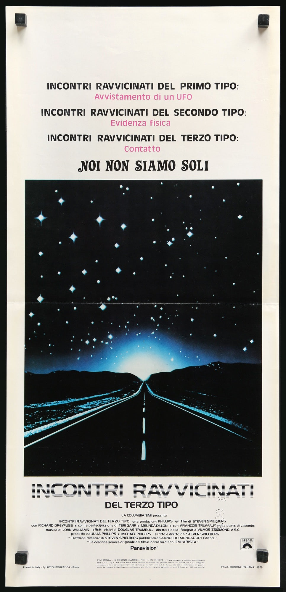 Close Encounters of the Third Kind (1977) original movie poster for sale at Original Film Art - Vintage Movie Posters