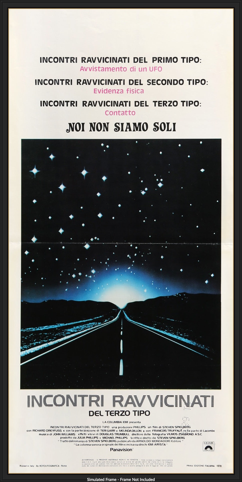 Close Encounters of the Third Kind (1977) original movie poster for sale at Original Film Art - Vintage Movie Posters