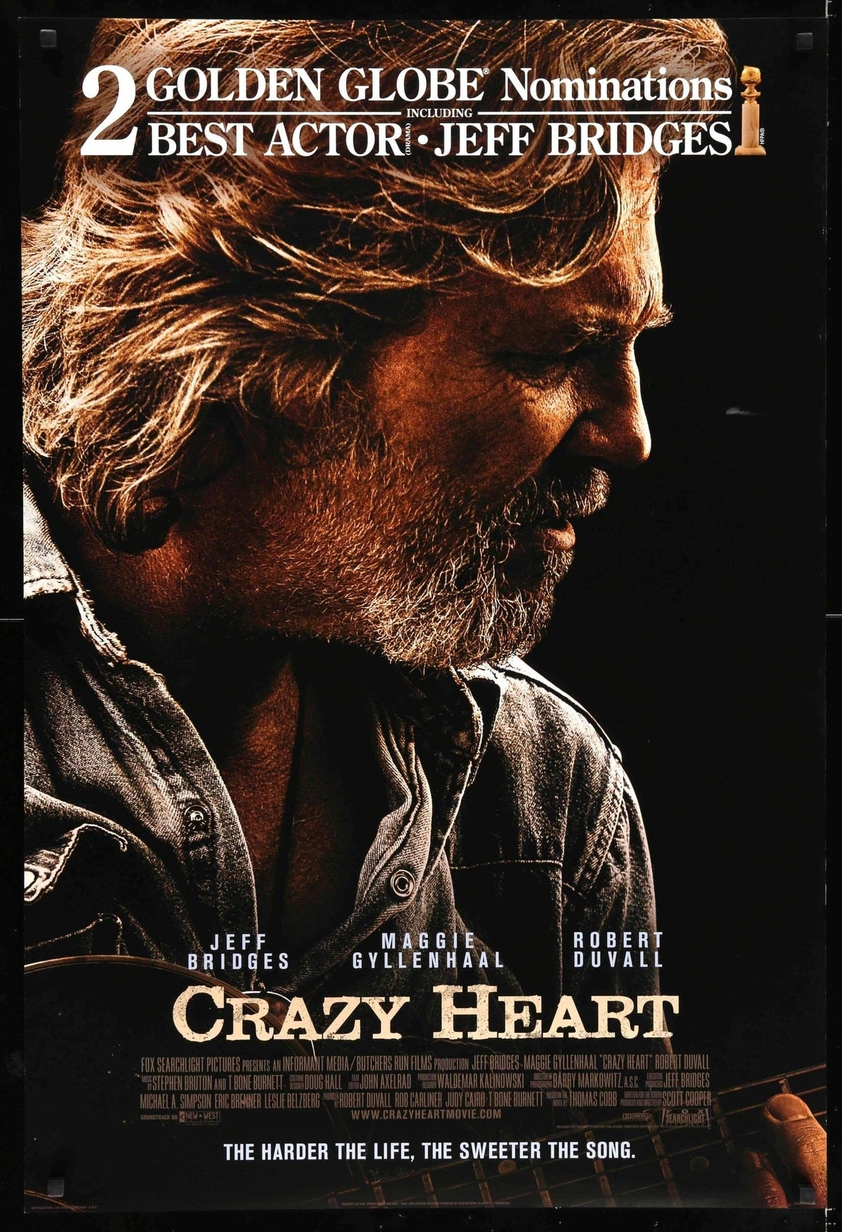 Crazy Heart (2009) original movie poster for sale at Original Film Art
