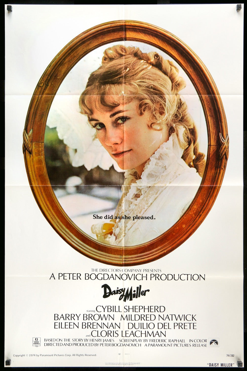 Daisy Miller (1974) original movie poster for sale at Original Film Art