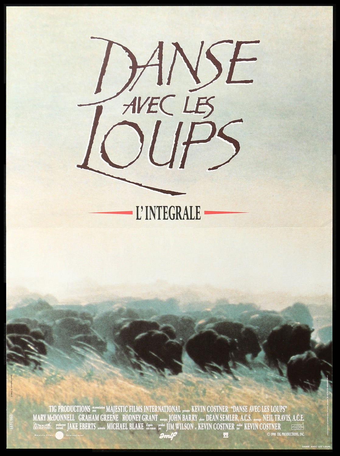 Dances with Wolves (1990) original movie poster for sale at Original Film Art