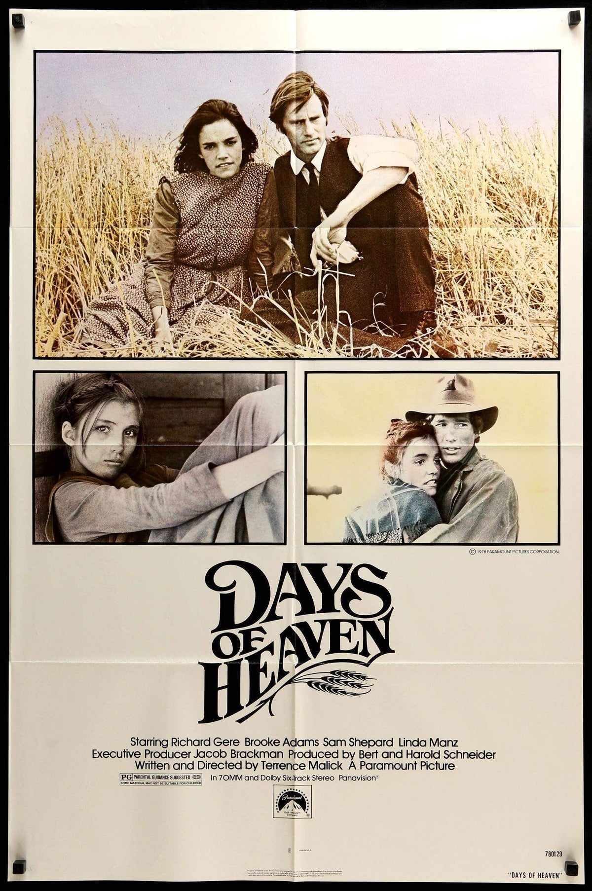 Days of Heaven (1978) original movie poster for sale at Original Film Art