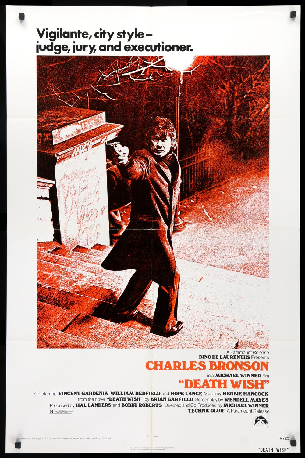 Death Wish (1974) original movie poster for sale at Original Film Art