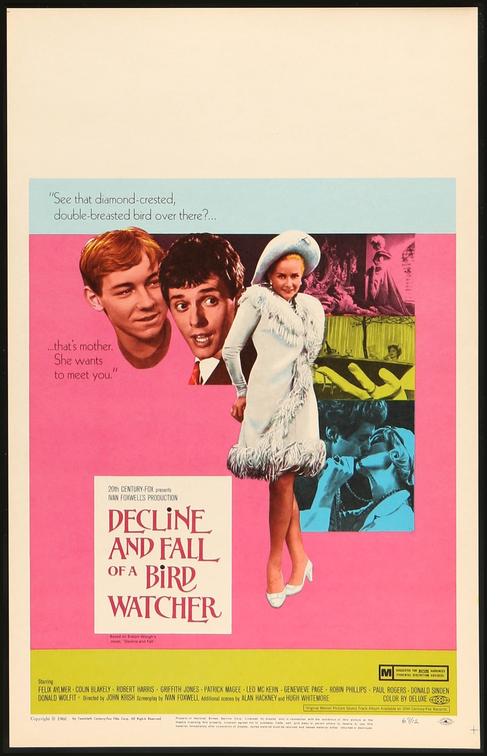 Decline and Fall of a Bird Watcher (1968) original movie poster for sale at Original Film Art - Vintage Movie Posters