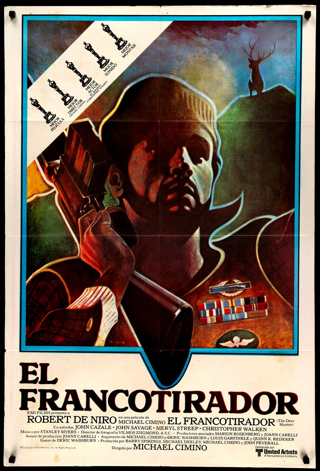 Deer Hunter (1978) original movie poster for sale at Original Film Art - Vintage Movie Posters