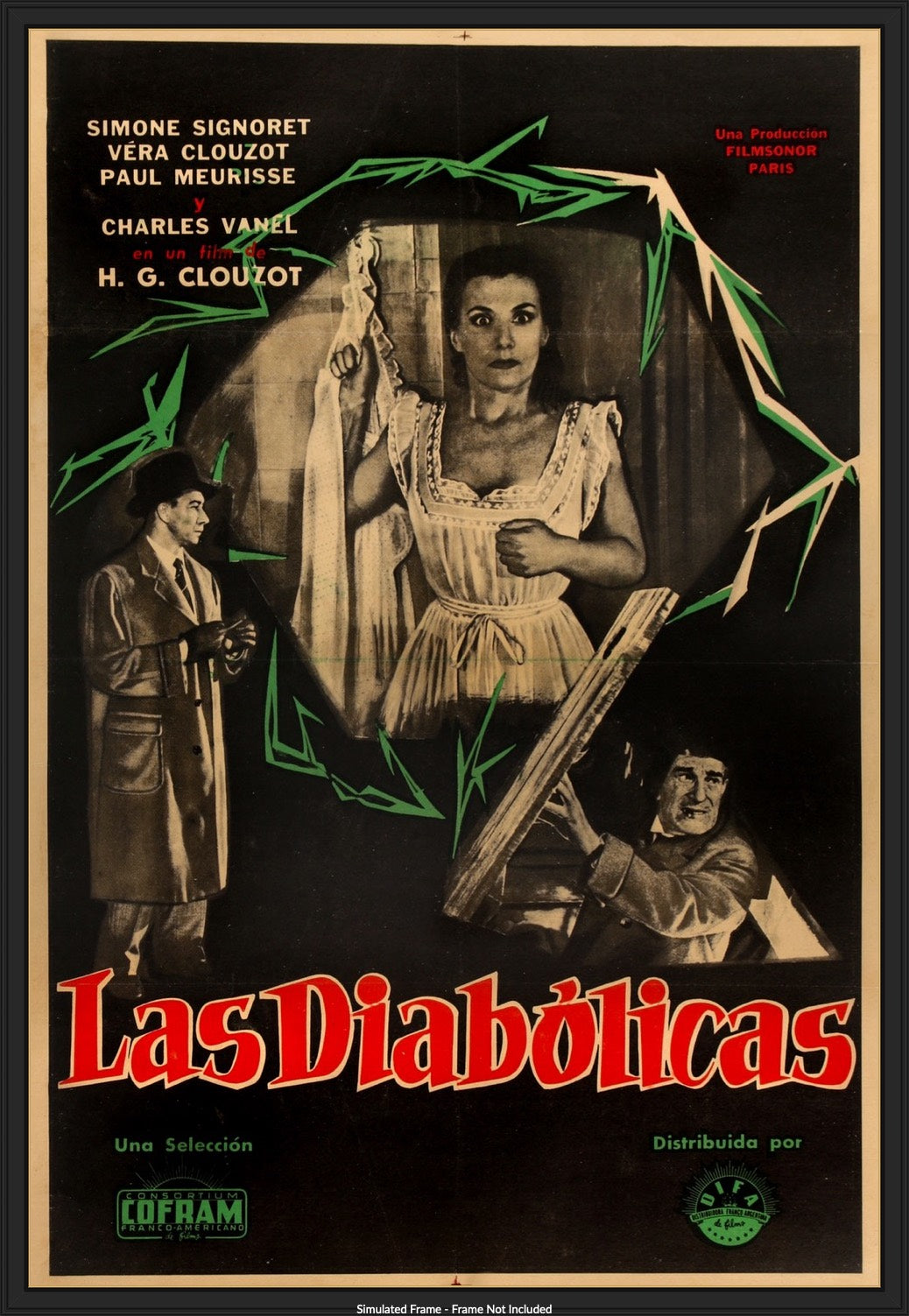 Diabolique (1955) original movie poster for sale at Original Film Art - Vintage Movie Posters