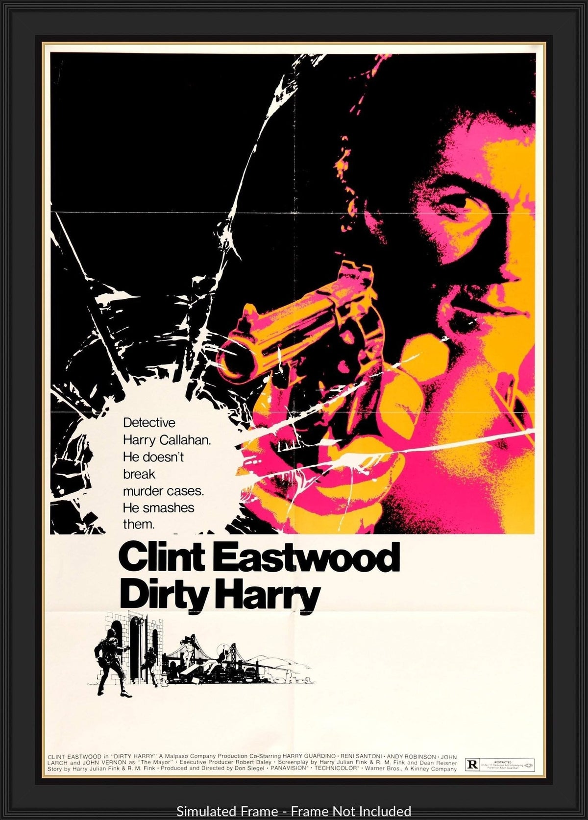 Dirty Harry (1971) original movie poster for sale at Original Film Art - Vintage Movie Posters