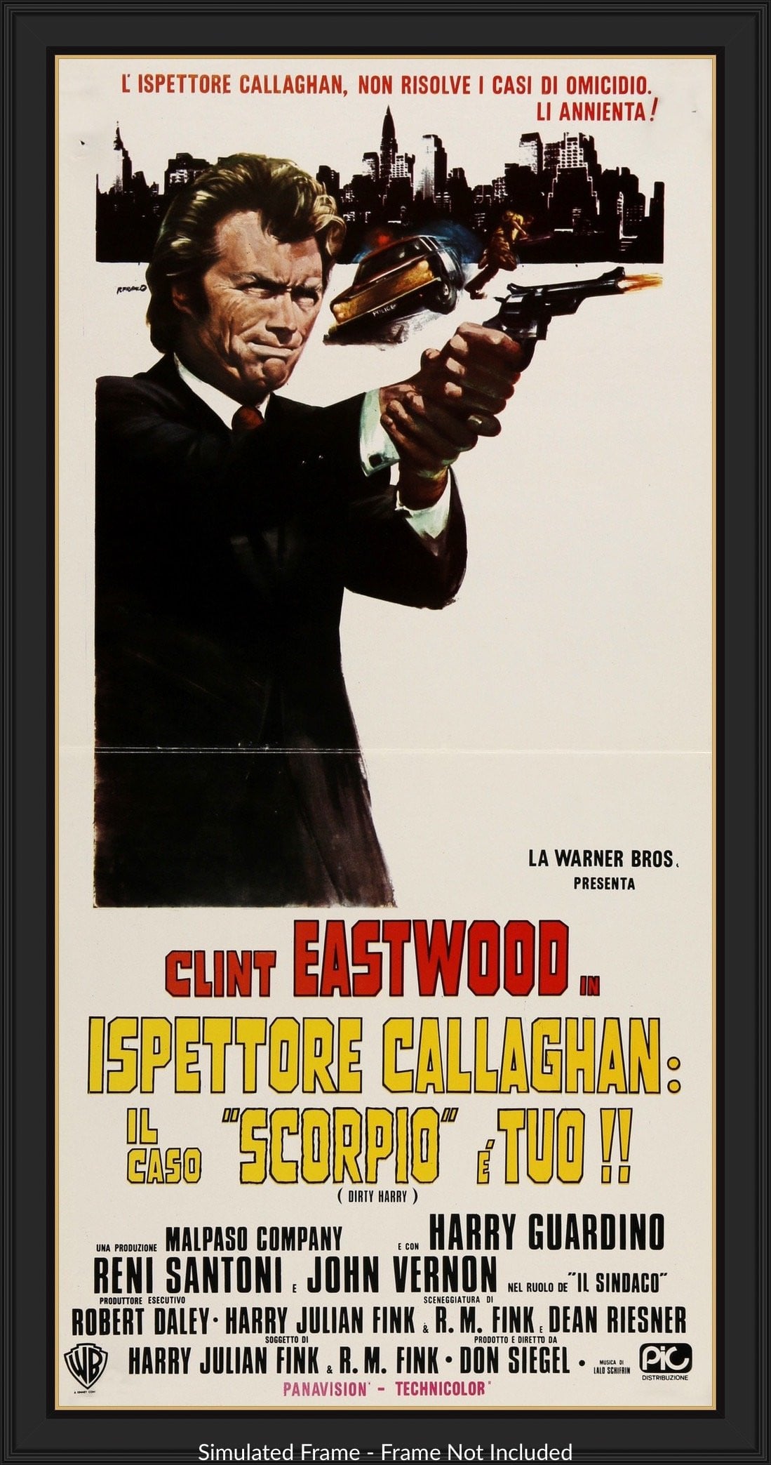 Dirty Harry (1971) original movie poster for sale at Original Film Art - Vintage Movie Posters