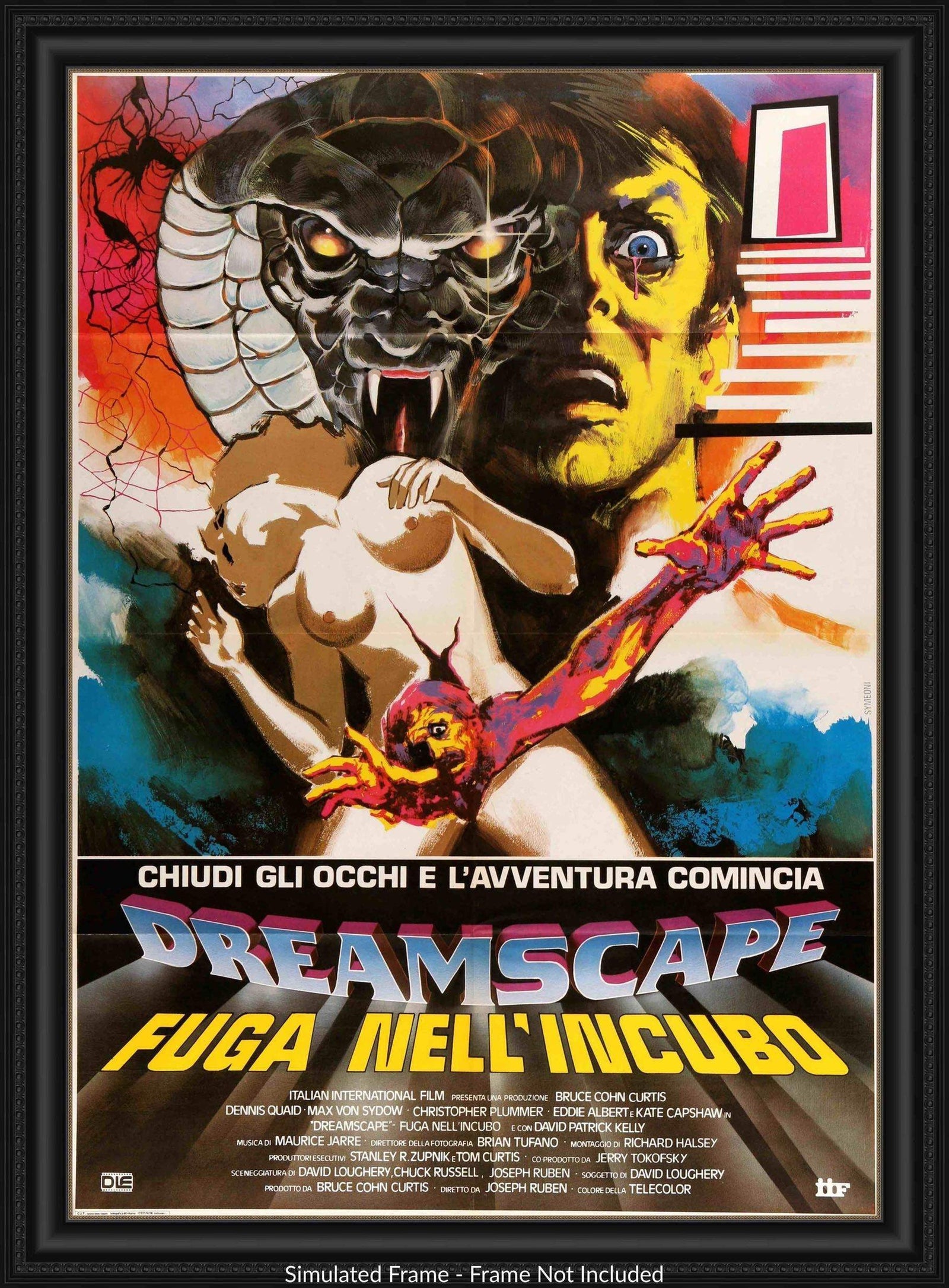 Dreamscape (1984) original movie poster for sale at Original Film Art - Vintage Movie Posters