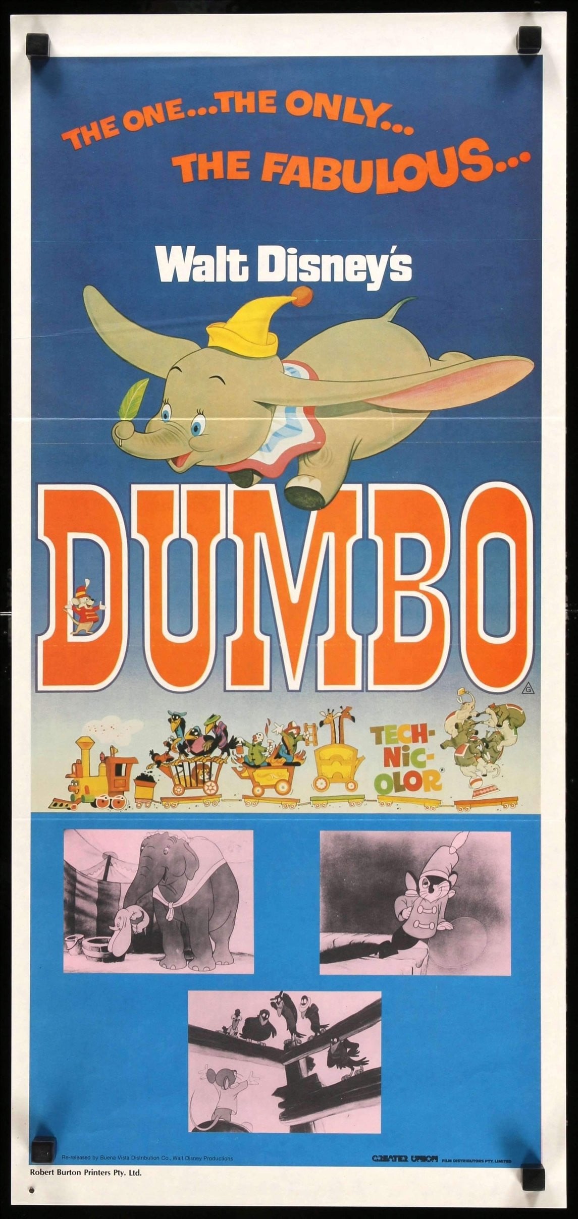 Dumbo (1941) original movie poster for sale at Original Film Art