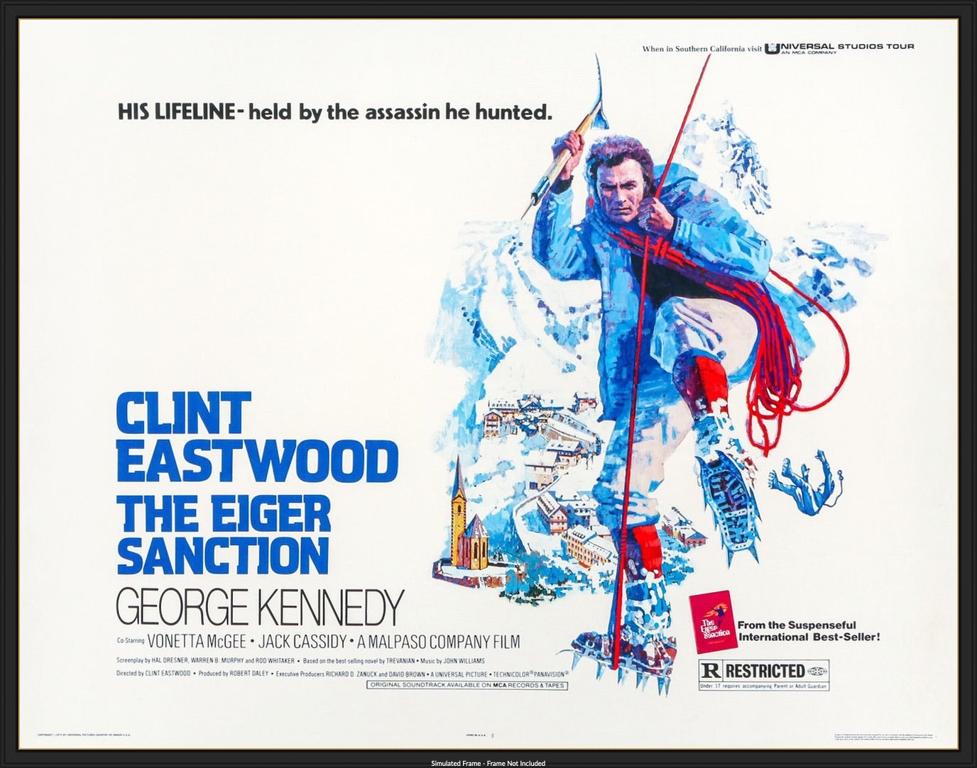 Eiger Sanction (1975) original movie poster for sale at Original Film Art