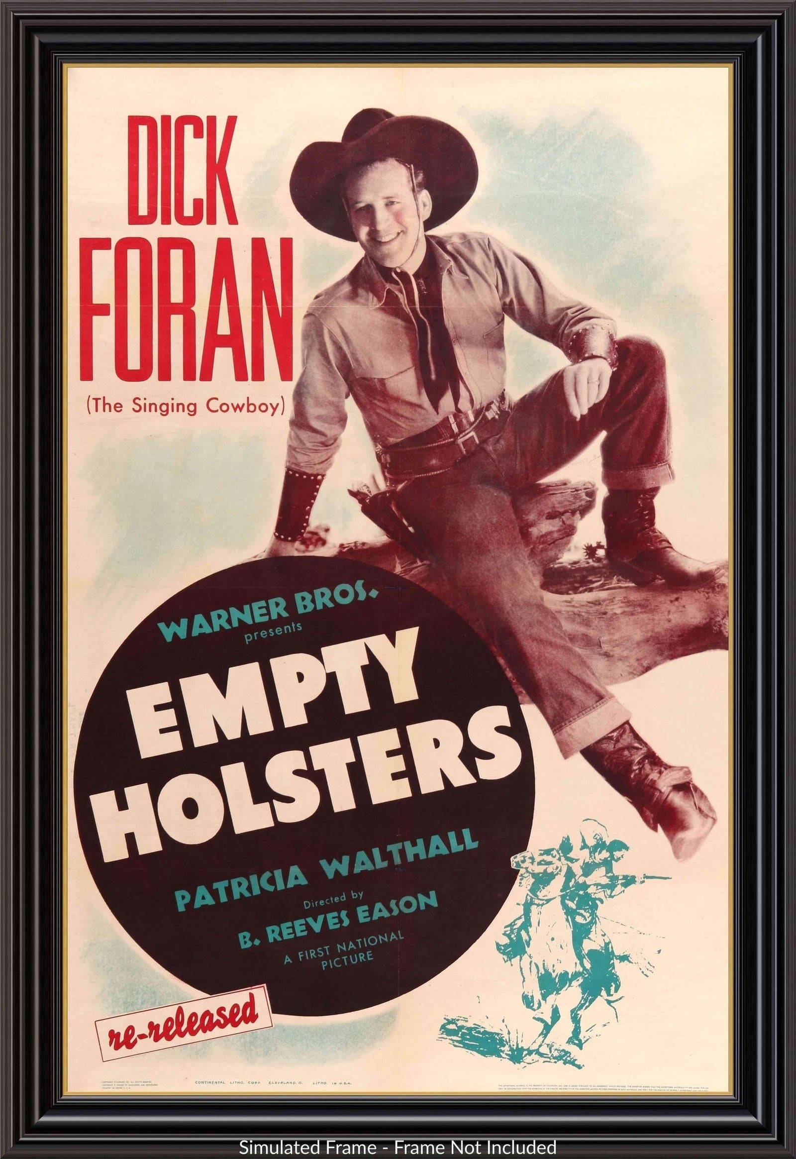 Empty Holsters (1937) original movie poster for sale at Original Film Art - Vintage Movie Posters