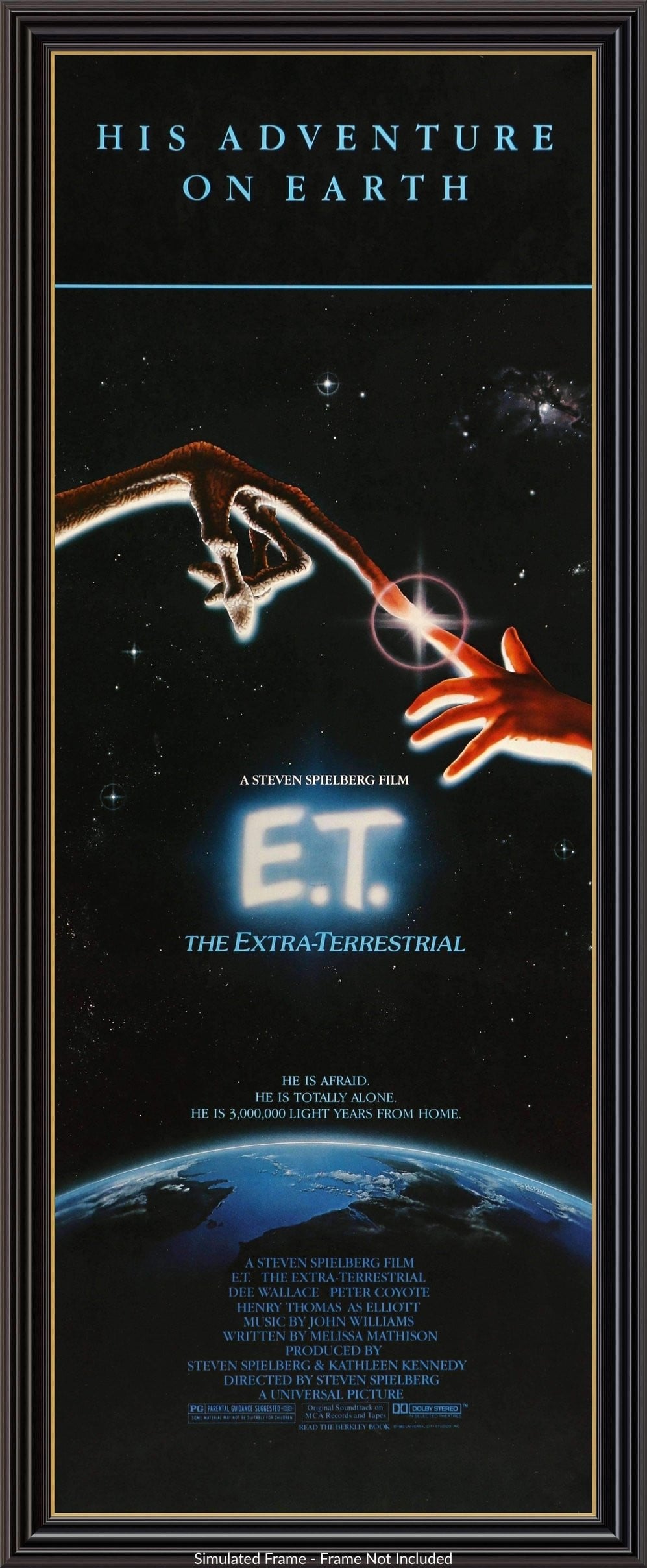 E.T. The Extra Terrestrial (1982) original movie poster for sale at Original Film Art