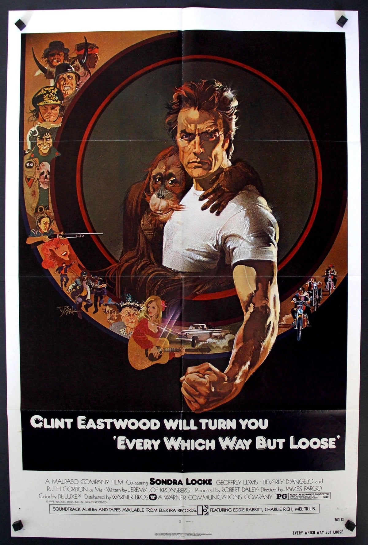 Every Which Way But Loose (1978) original movie poster for sale at Original Film Art