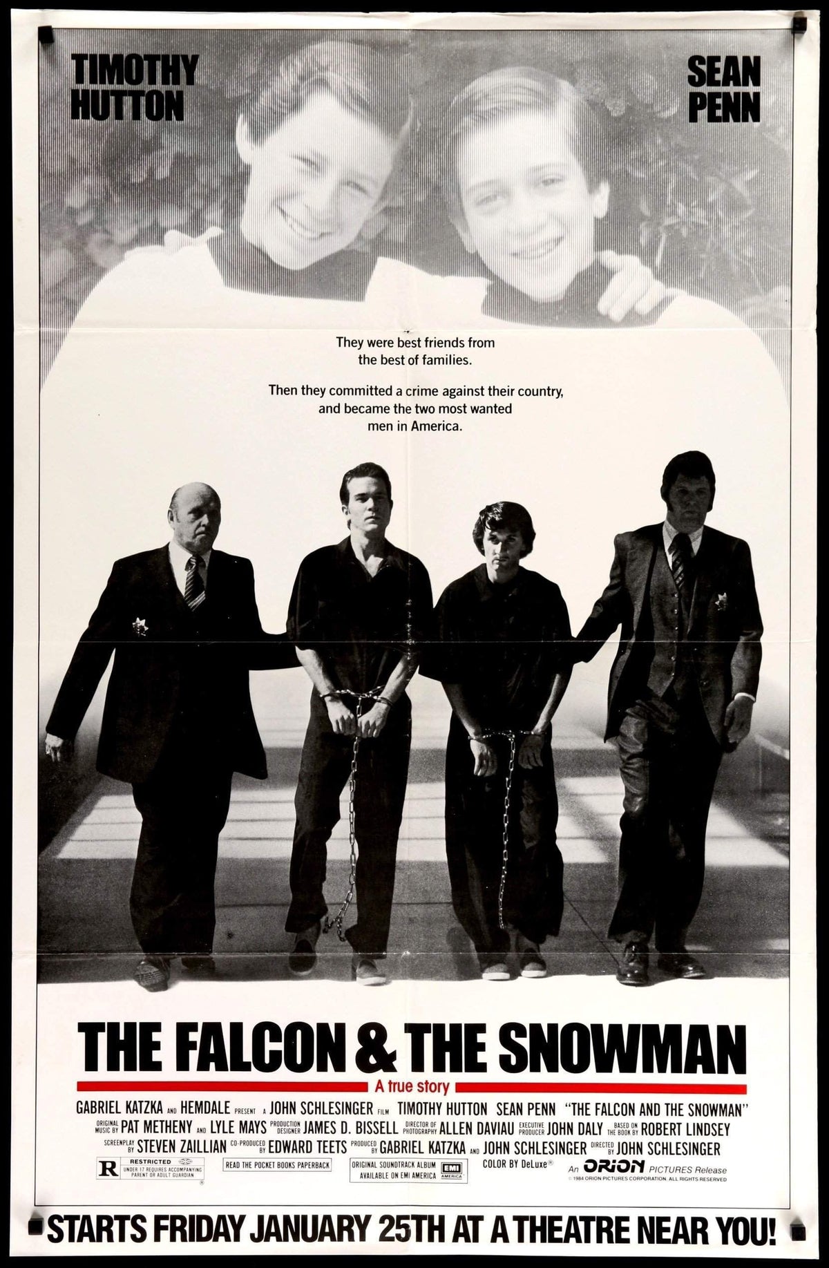 Falcon and the Snowman (1985) original movie poster for sale at Original Film Art