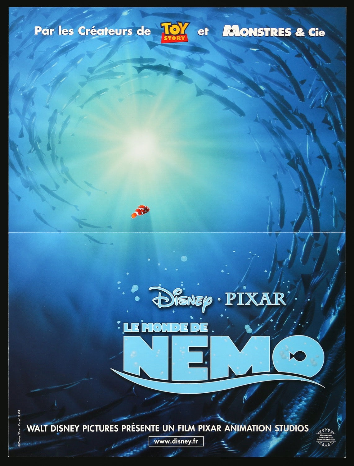 Finding Nemo (2003) original movie poster for sale at Original Film Art - Vintage Movie Posters