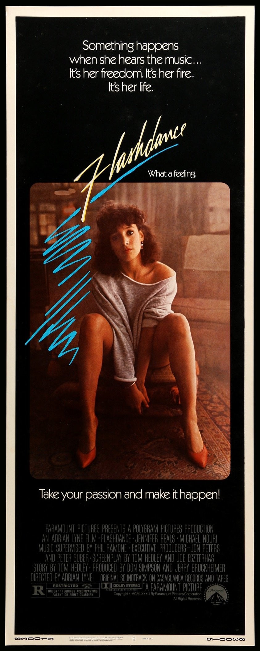 Flashdance (1983) original movie poster for sale at Original Film Art - Vintage Movie Posters