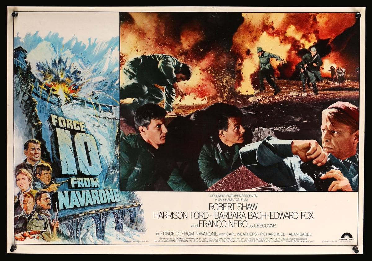 Force 10 From Navarone (1978) original movie poster for sale at Original Film Art - Vintage Movie Posters