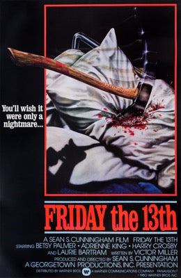 Friday the 13th (1980) original movie poster for sale at Original Film Art