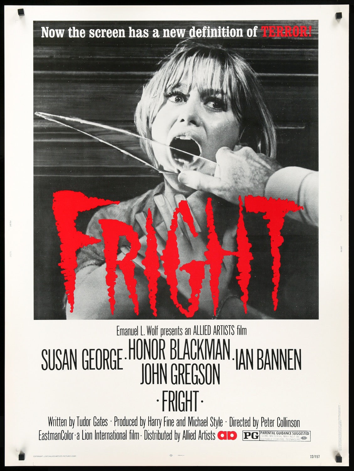 Fright (1971) original movie poster for sale at Original Film Art