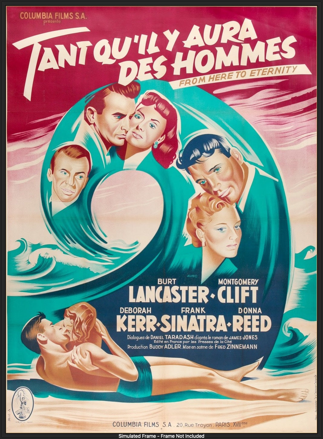 From Here to Eternity (1953) original movie poster for sale at Original Film Art