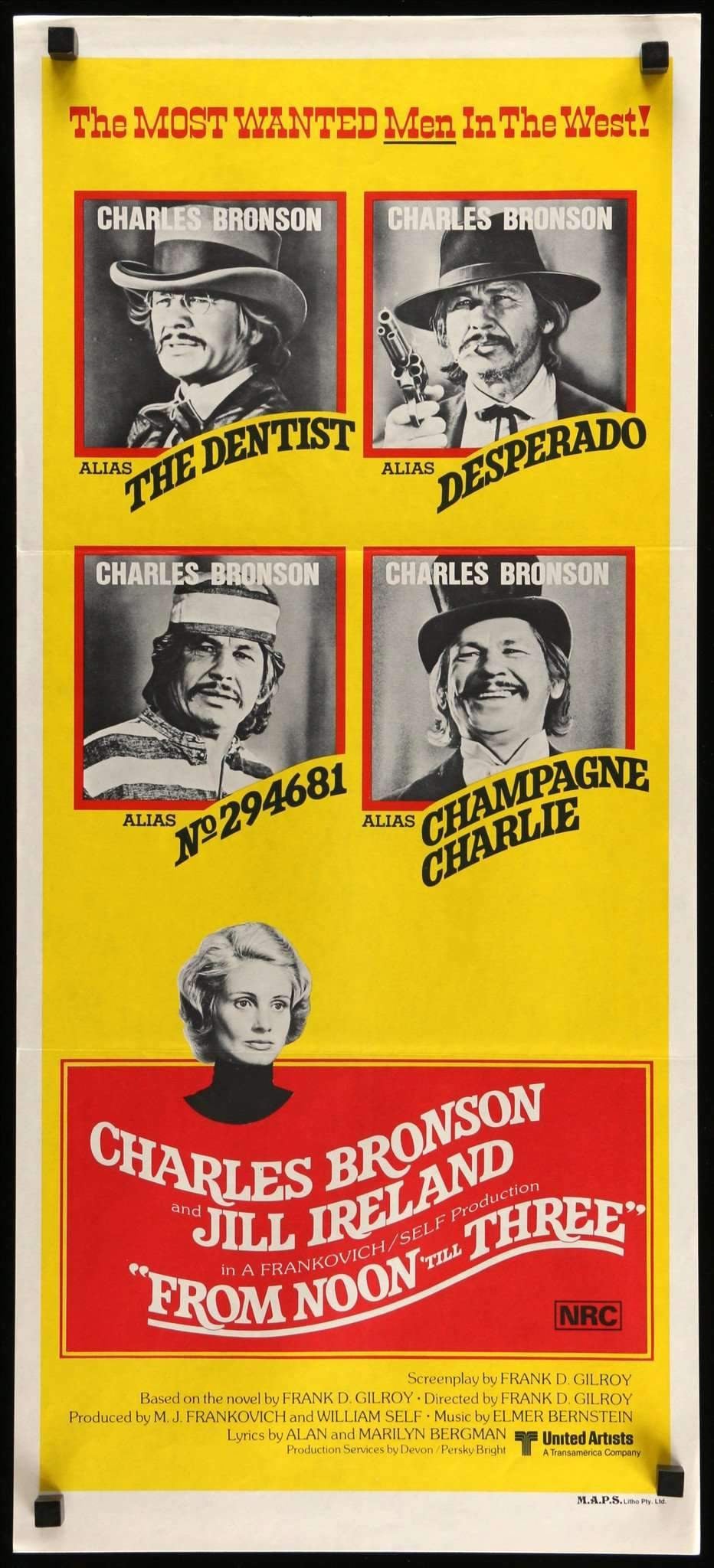 From Noon Till Three (1976) original movie poster for sale at Original Film Art