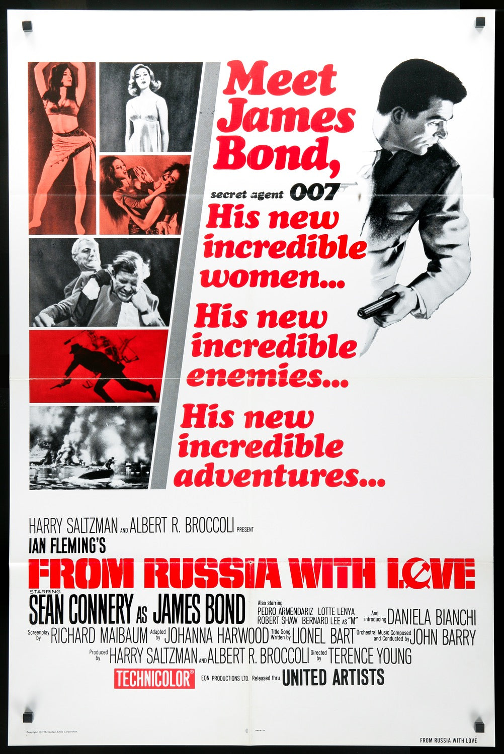 From Russia with Love (1963) original movie poster for sale at Original Film Art - Vintage Movie Posters