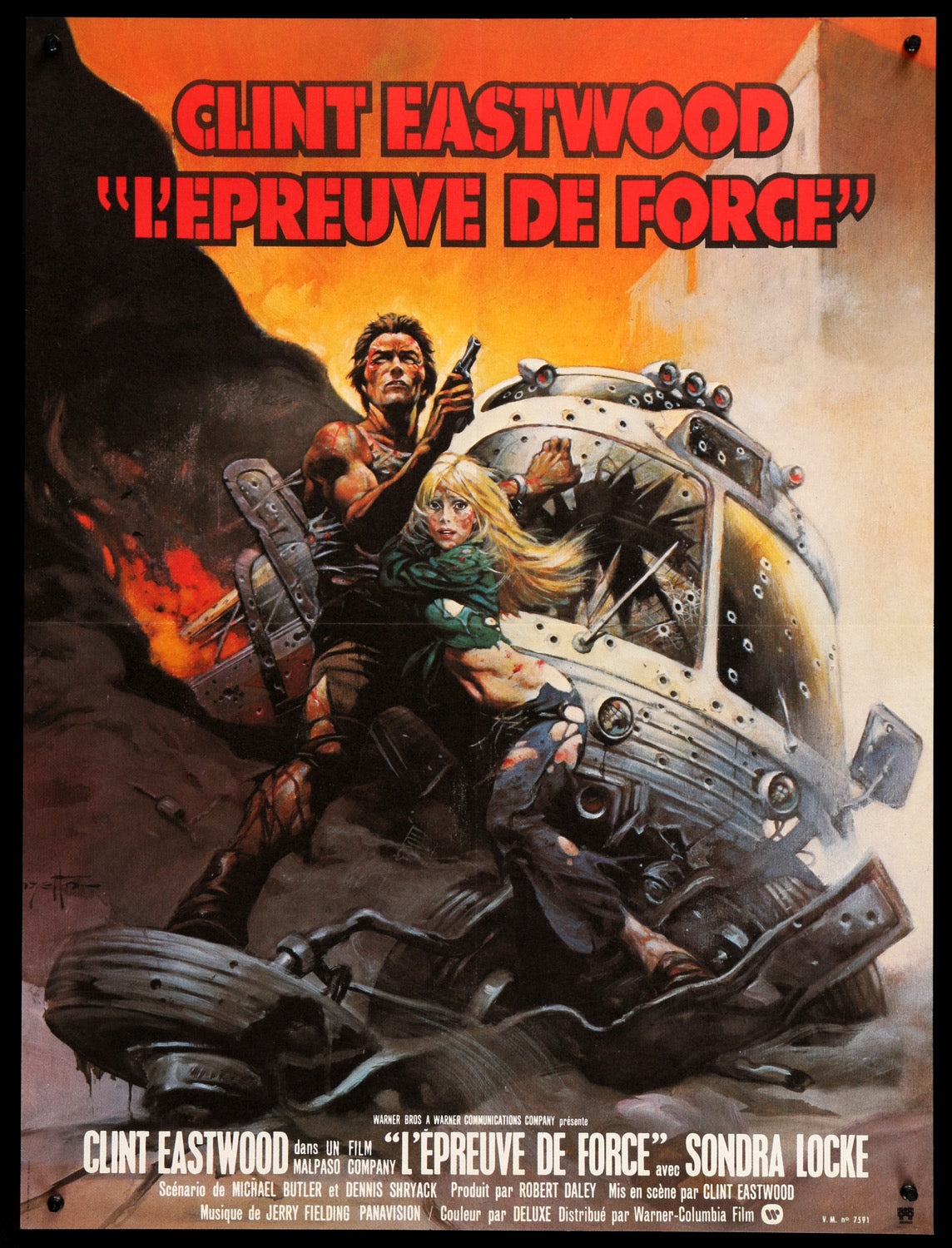 Gauntlet (1977) original movie poster for sale at Original Film Art