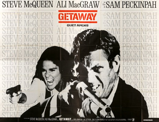 Getaway (1972) original movie poster for sale at Original Film Art - Vintage Movie Posters
