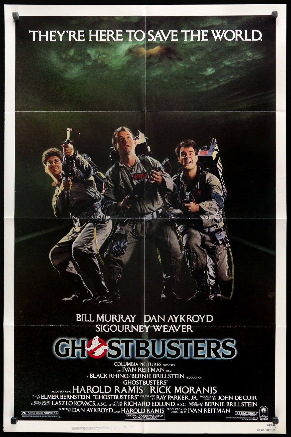 Ghostbusters (1984) original movie poster for sale at Original Film Art