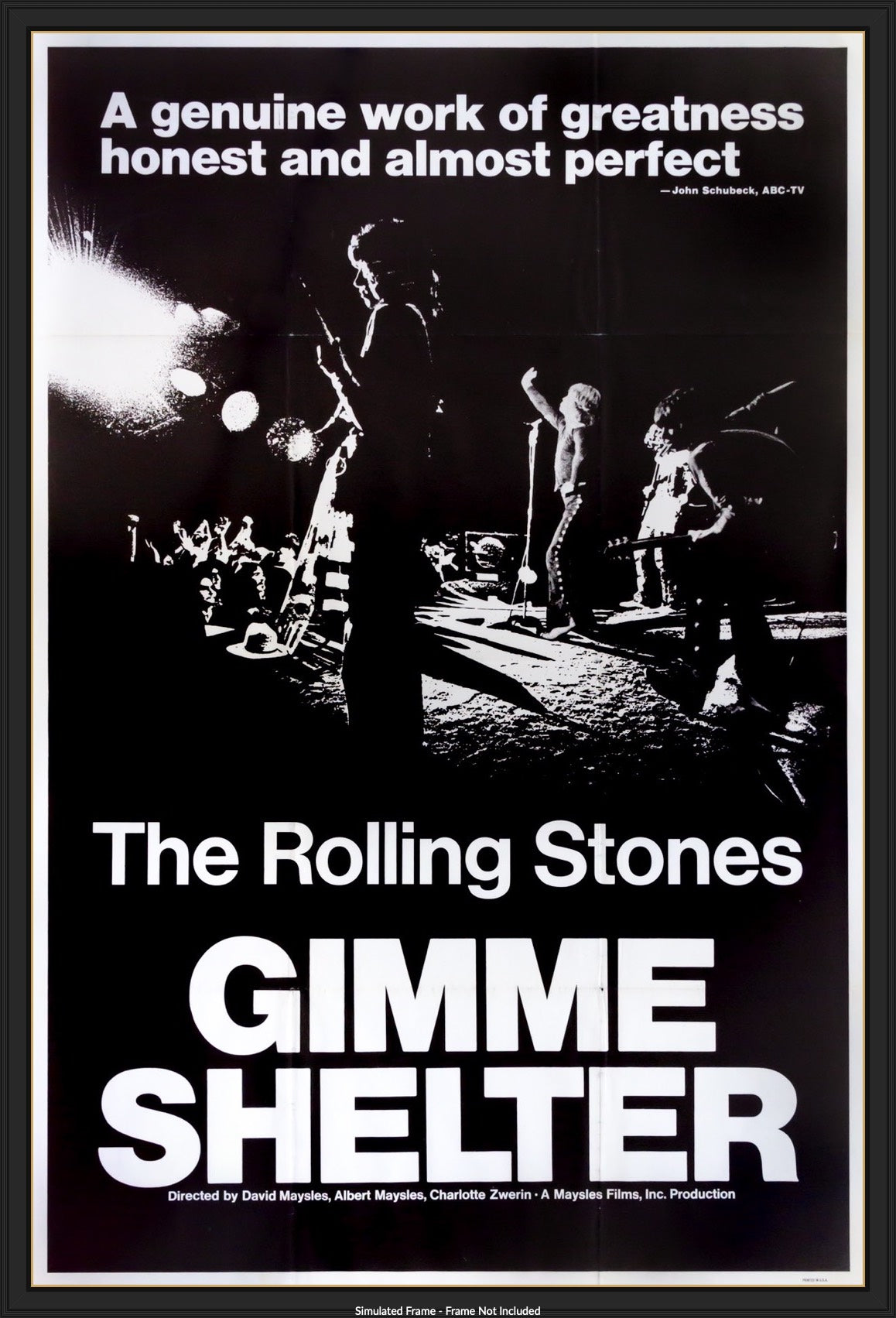 Gimme Shelter (1970) original movie poster for sale at Original Film Art - Vintage Movie Posters
