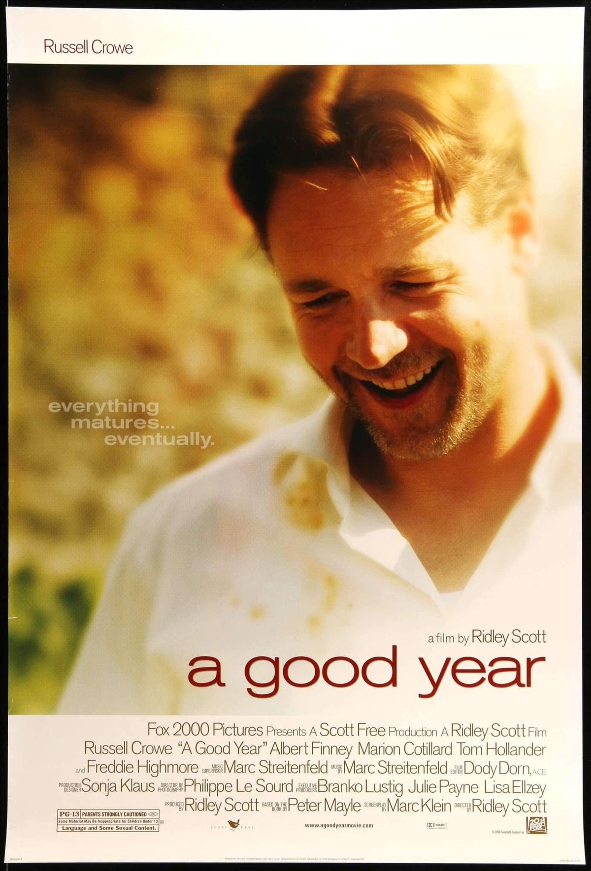 A Good Year (2006) original movie poster for sale at Original Film Art - Vintage Movie Posters