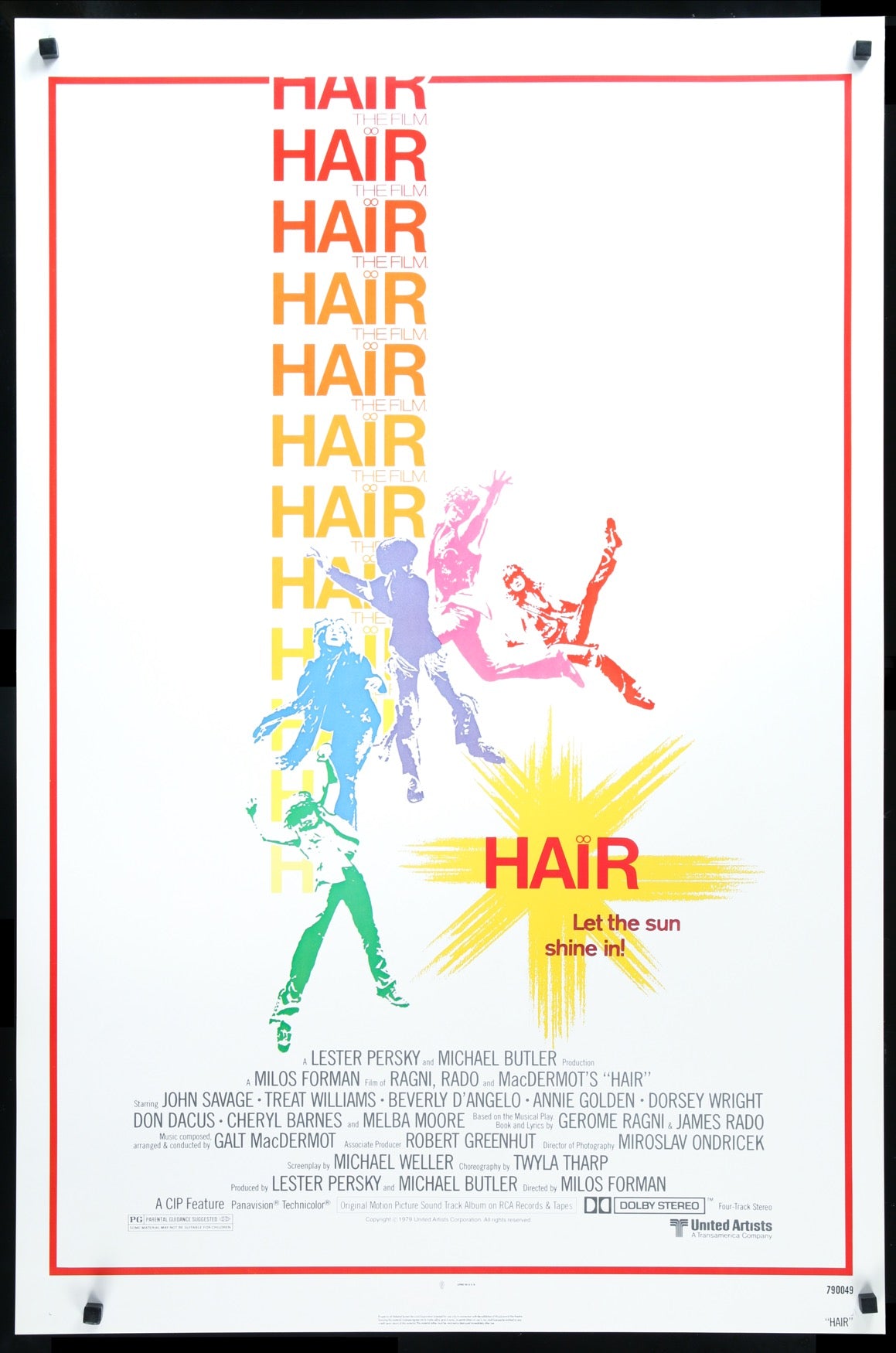 Hair (1979) original movie poster for sale at Original Film Art