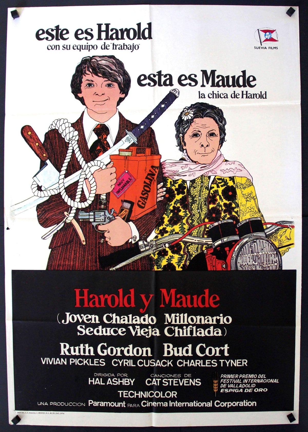 Harold and Maude (1971) original movie poster for sale at Original Film Art - Vintage Movie Posters
