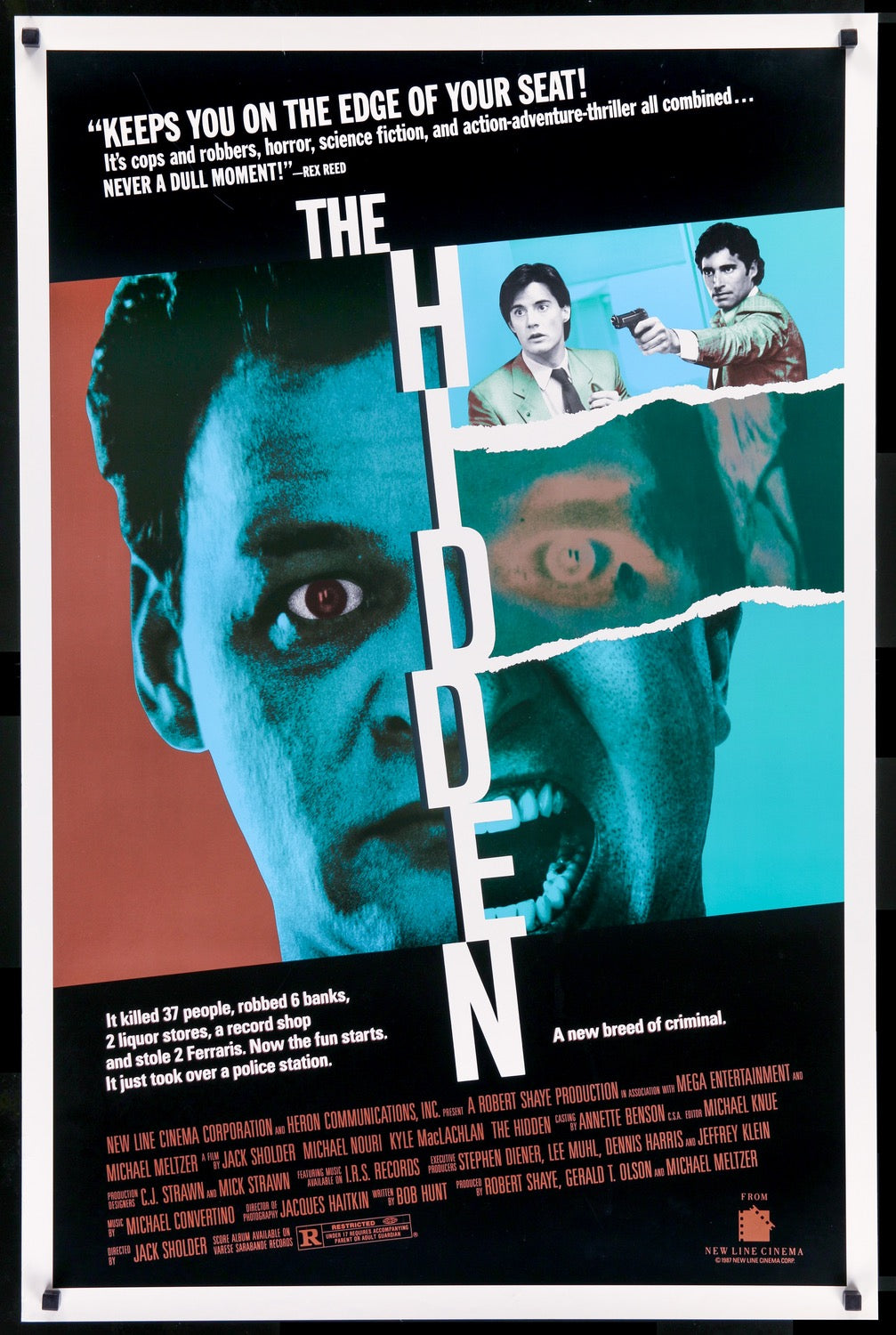 Hidden (1987) original movie poster for sale at Original Film Art - Vintage Movie Posters
