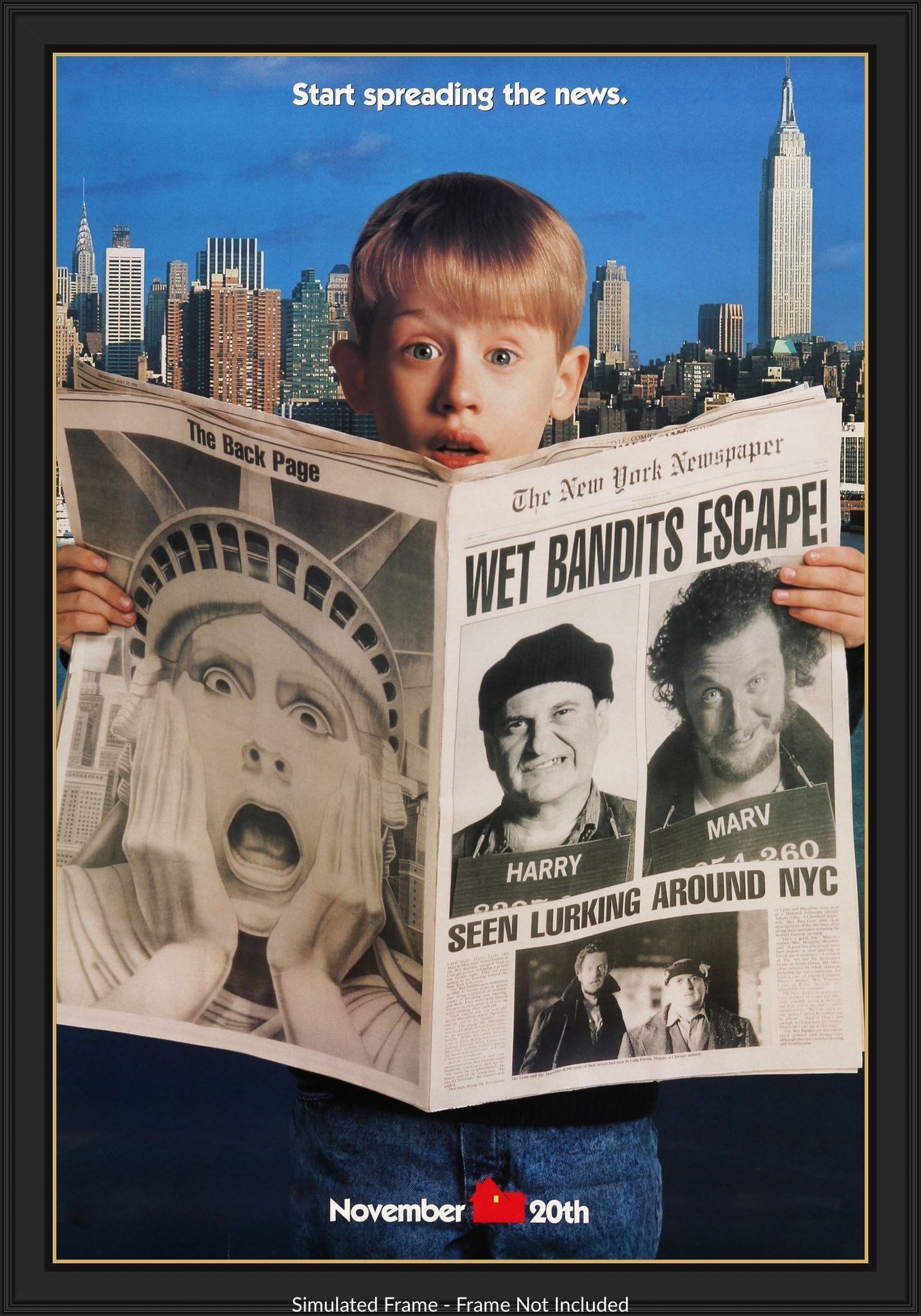 Home Alone 2 (1992) original movie poster for sale at Original Film Art - Vintage Movie Posters