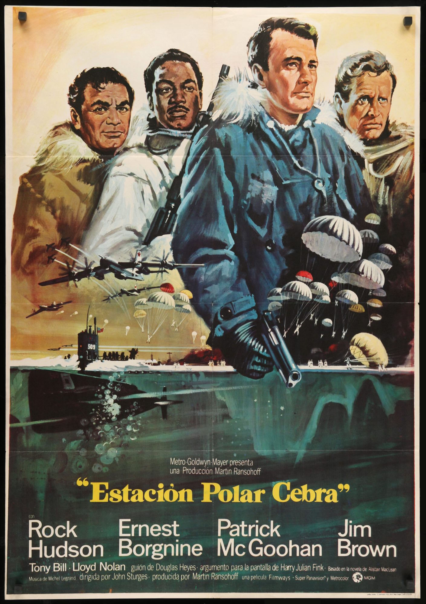 Ice Station Zebra (1968) original movie poster for sale at Original Film Art - Vintage Movie Posters