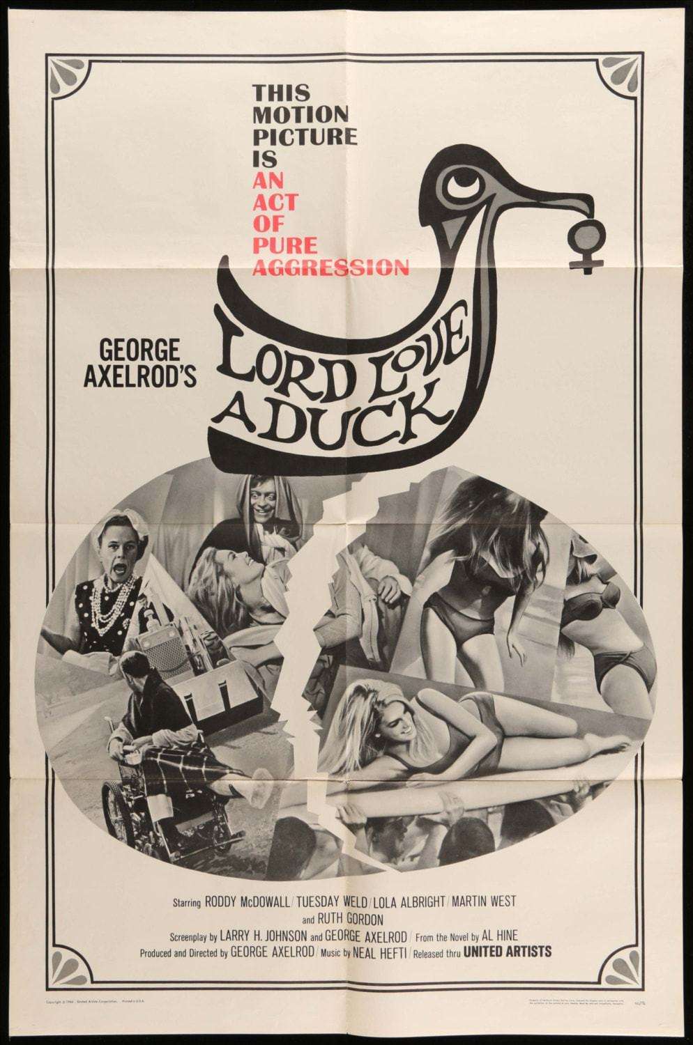 Lord Love a Duck (1966) original movie poster for sale at Original Film Art - Vintage Movie Posters