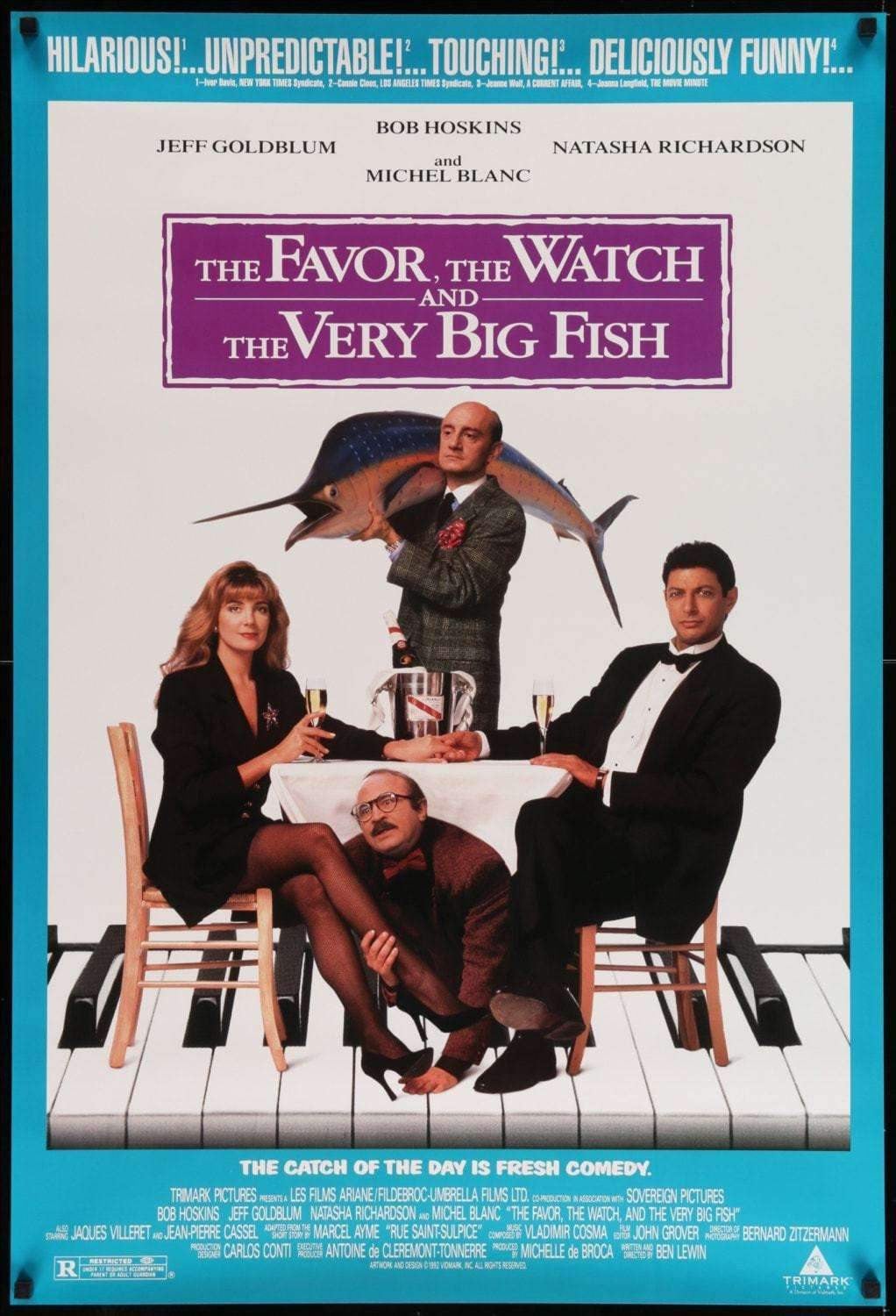 Favor, The Watch and the Very Big Fish (1991) original movie poster for sale at Original Film Art
