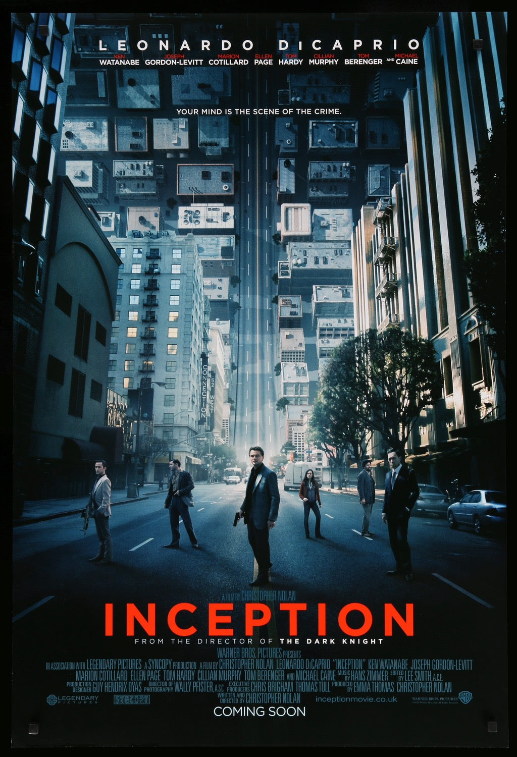 Inception (2010) original movie poster for sale at Original Film Art - Vintage Movie Posters