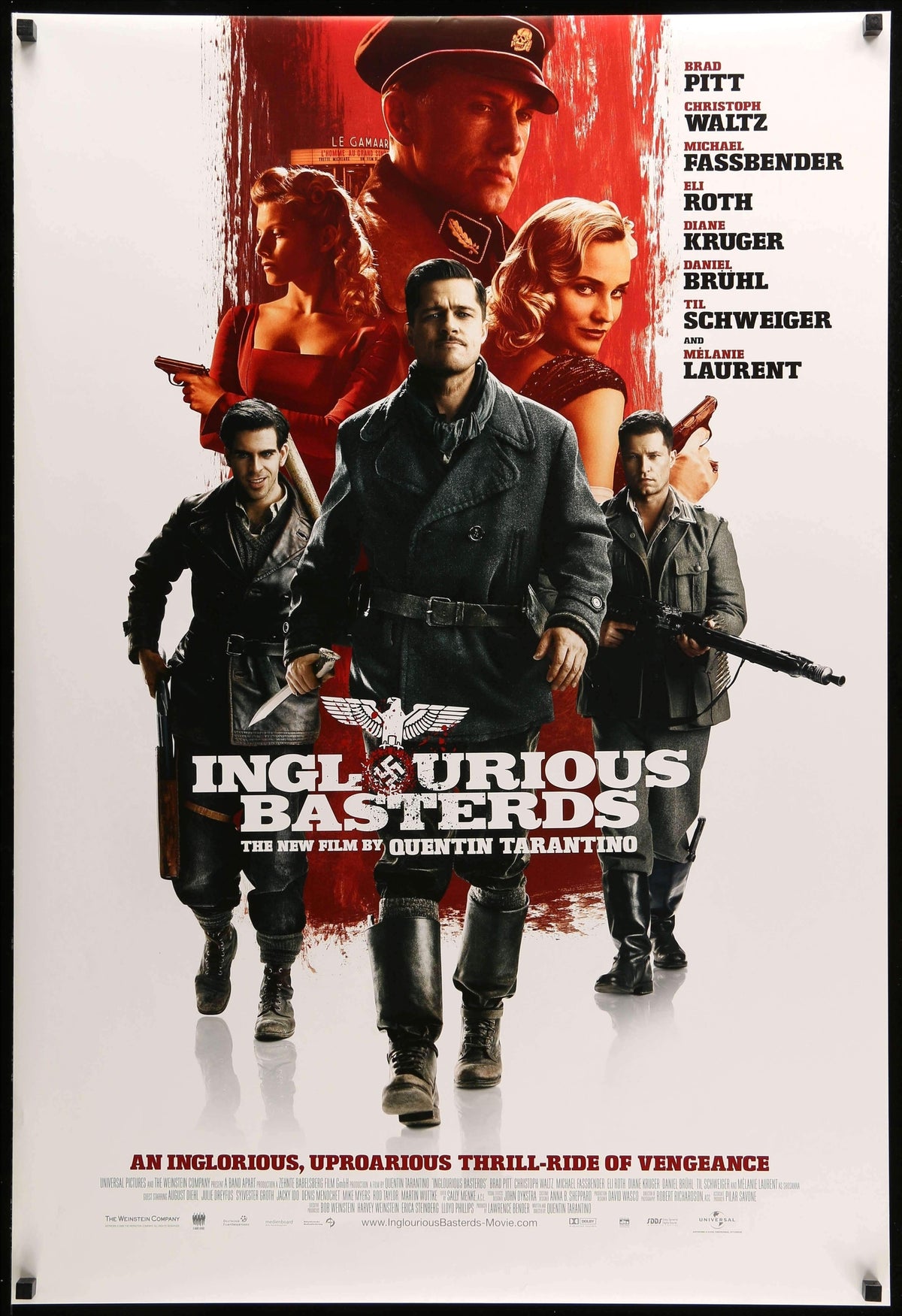 Inglourious Basterds (2009) original movie poster for sale at Original Film Art