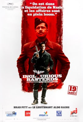 Inglourious Basterds (2009) original movie poster for sale at Original Film Art - Vintage Movie Posters