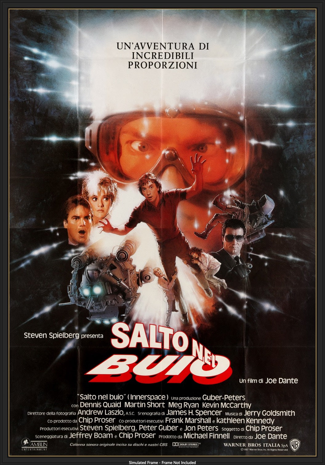 Innerspace (1987) original movie poster for sale at Original Film Art - Vintage Movie Posters